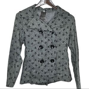 Moon Collection Blazer with Bow Print‎